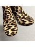 Tory Burch Animal Print Brown Tan Ankle Boots Size 5 1/2 - photo 9