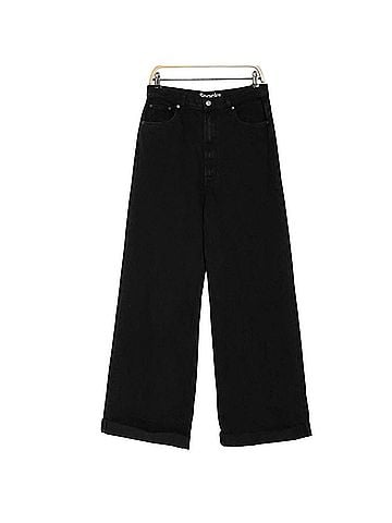 Mother Funnel Cuffed Hem High Waist Jeans Jeans (view 1)