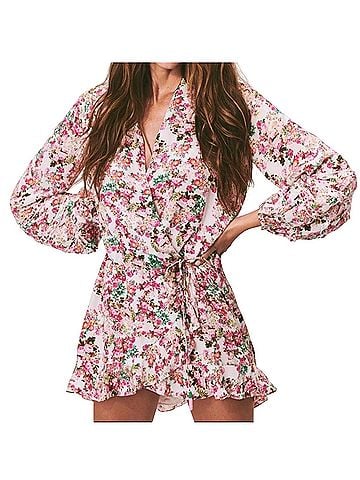 Rococo Sand Vie Short Wrap Dress Casual Dress (view 1)