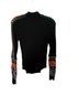 Free People Black Multi Color Long Sleeve Top Size S - photo 2