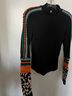 Free People Black Multi Color Long Sleeve Top Size S - photo 4