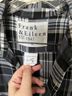 Frank & Eileen Plaid Black White Gray Long Sleeve Button-Down Shirt Size M - photo 3