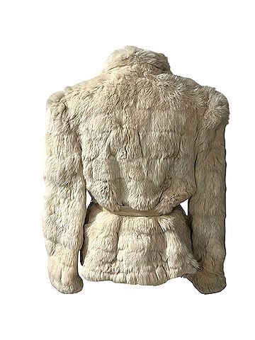 Wilsons Leather Rabbit Fur Coat (view 2)