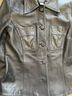 Banana Republic 100% Leather Solid Blue Leather Jacket Size M - photo 12