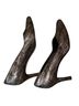 Stuart Weitzman Snake Print Black Heels Size 6 - photo 5