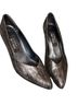Stuart Weitzman Snake Print Black Heels Size 6 - photo 1