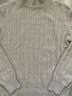 Valerie Stevens Marled Solid Jacquard Brown Tan Cashmere Pullover Sweater Size S - photo 8