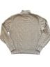 Valerie Stevens Marled Solid Jacquard Brown Tan Cashmere Pullover Sweater Size S - photo 7