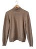 Valerie Stevens Marled Solid Jacquard Brown Tan Cashmere Pullover Sweater Size S - photo 1