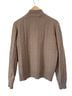 Valerie Stevens Marled Solid Jacquard Brown Tan Cashmere Pullover Sweater Size S - photo 2