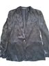 Theory 100% Viscose Floral Jacquard Damask Blue Blazer Size 6 - photo 4