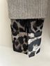 Brochu Walker Animal Print Black Tan Brown Pullover Sweater Size XS - photo 5
