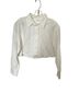 Reformation White Long Sleeve Button-Down Shirt Size S - photo 1