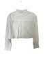 Reformation White Long Sleeve Button-Down Shirt Size S - photo 2