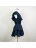 LoveShackFancy 100% Cotton Solid Black Casual Dress Size S - photo 11