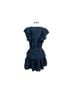 LoveShackFancy 100% Cotton Solid Black Casual Dress Size S - photo 2