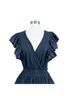 LoveShackFancy 100% Cotton Solid Black Casual Dress Size S - photo 4