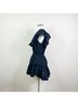 LoveShackFancy 100% Cotton Solid Black Casual Dress Size S - photo 9