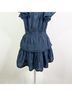 LoveShackFancy 100% Cotton Solid Black Casual Dress Size S - photo 8