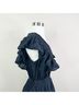 LoveShackFancy 100% Cotton Solid Black Casual Dress Size S - photo 6