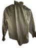 Veronica Beard Stripes Green Long Sleeve Button-Down Shirt Size XS - photo 5