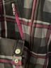 ZeroXposur 100% Polyester 100% Polyester 100% Polyester Plaid Black Gray Pink Jacket Size S - photo 6
