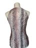 Cache Animal Print Pink Black White Sleeveless Silk Top Size XS - photo 2