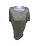 L'Agence Solid Green Gray Short Sleeve Top Size XS - photo 2