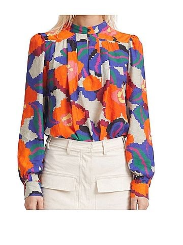 MUNTHE Long Sleeve Blouse (view 1)