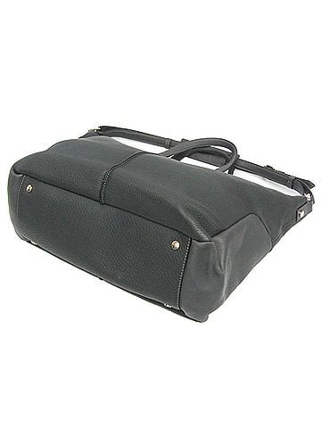 Tod's Tod's 2-way Bag Men,Women Leather Handbag,Shoulder Bag Dark Gray (view 2)