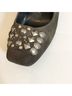 BCBG Gray Silver Heels Size 9 1/2 - photo 5