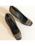 BCBG Gray Silver Heels Size 9 1/2 - photo 4
