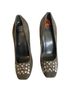 BCBG Gray Silver Heels Size 9 1/2 - photo 1