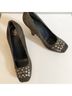 BCBG Gray Silver Heels Size 9 1/2 - photo 6