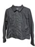 Additions by Chico's Solid Black Long Sleeve Button-Down Shirt Size L - photo 1
