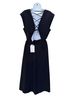 A.L.C. Solid Black Casual Dress Size 6 - photo 2