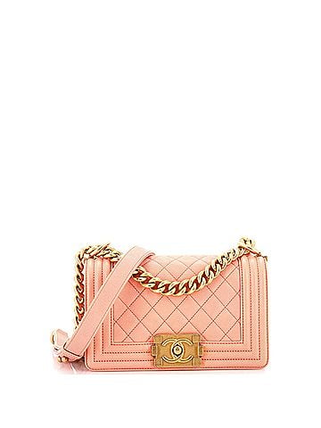 Chanel Boy Flap Bag Quilted Caviar Small (view 1)