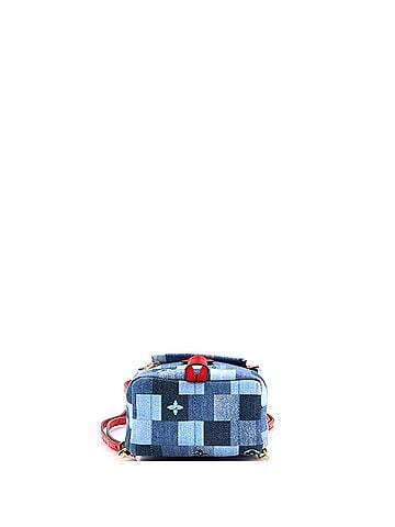 Louis Vuitton Palm Springs Backpack Damier and Monogram Patchwork Denim Mini (view 2)