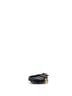 Christian Dior 100% Leather Black Saddle Handbag with Strap Leather Micro One size - photo 2