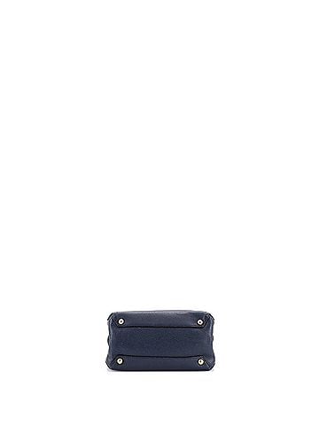 Burberry Banner Tote Leather and House Check Canvas Mini (view 2)