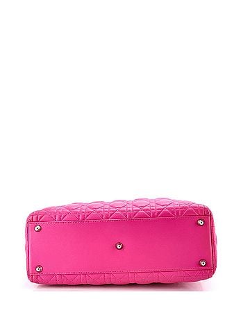 Christian Dior Lady Dior Bag Cannage Quilt Lambskin Large (view 2)