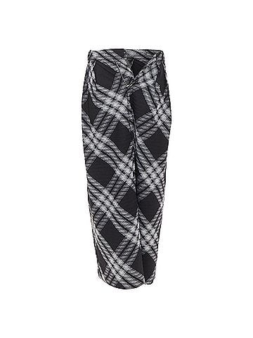 Burberry Burberry Daniel Lee House check wool wide leg parachute pant (view 1)