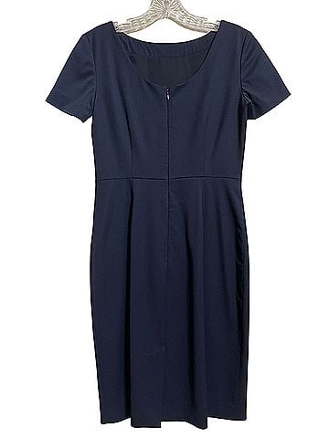 Theory Varetta Short Sleeve Wool Dress (view 2)