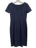 Theory Solid Blue Wool Dress Size 4 - photo 2
