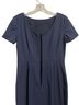 Theory Solid Blue Wool Dress Size 4 - photo 9