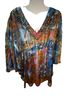 Faith 100% Polyester Floral Multi Color Blouse Size M - photo 1