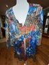 Faith 100% Polyester Floral Multi Color Blouse Size M - photo 6