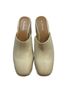 ALOHAS Multi Color White Ivory Tan Brown Yellow Heels Size 8 - photo 10