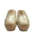 ALOHAS Multi Color White Ivory Tan Brown Yellow Heels Size 8 - photo 5