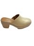 ALOHAS Multi Color White Ivory Tan Brown Yellow Heels Size 8 - photo 1